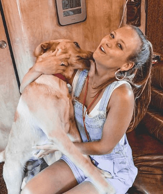 Loves Her Pet